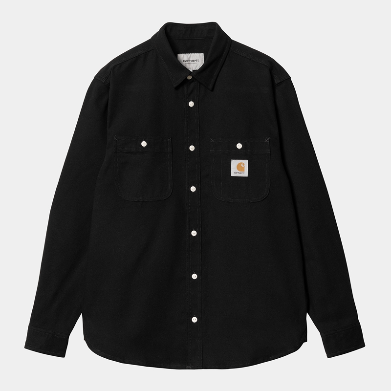 Carhartt Clink Gömlek Erkek Siyah | CTO-623819