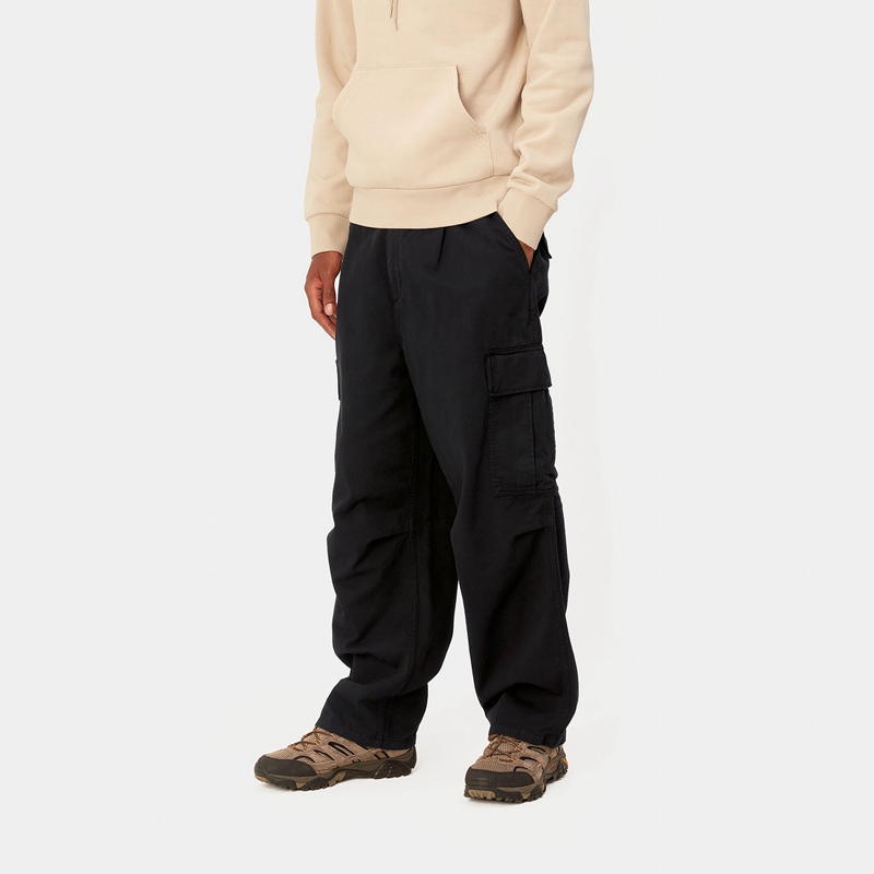 Carhartt Cole Kargo Pantolon Erkek Siyah | HEO-875364