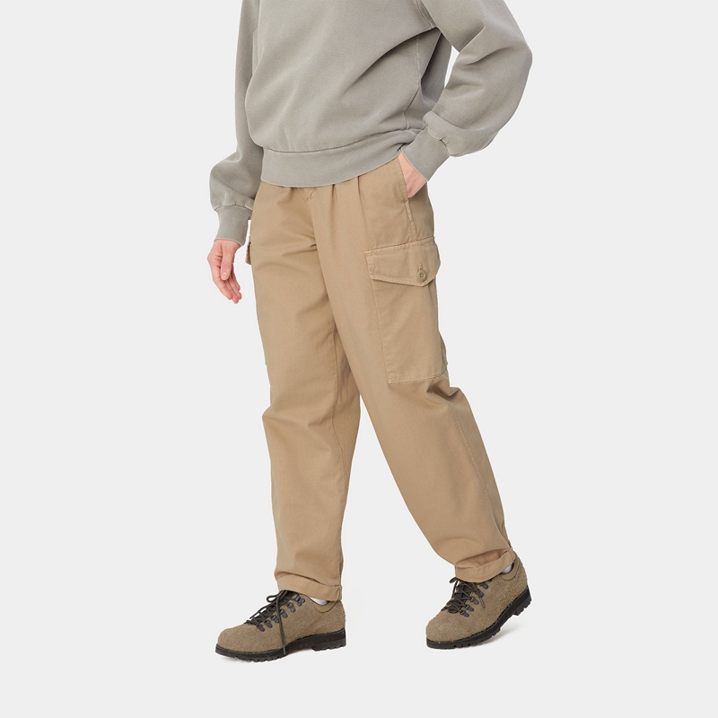 Carhartt Collins Pantolon Kadın Bej Rengi | BCE-958137