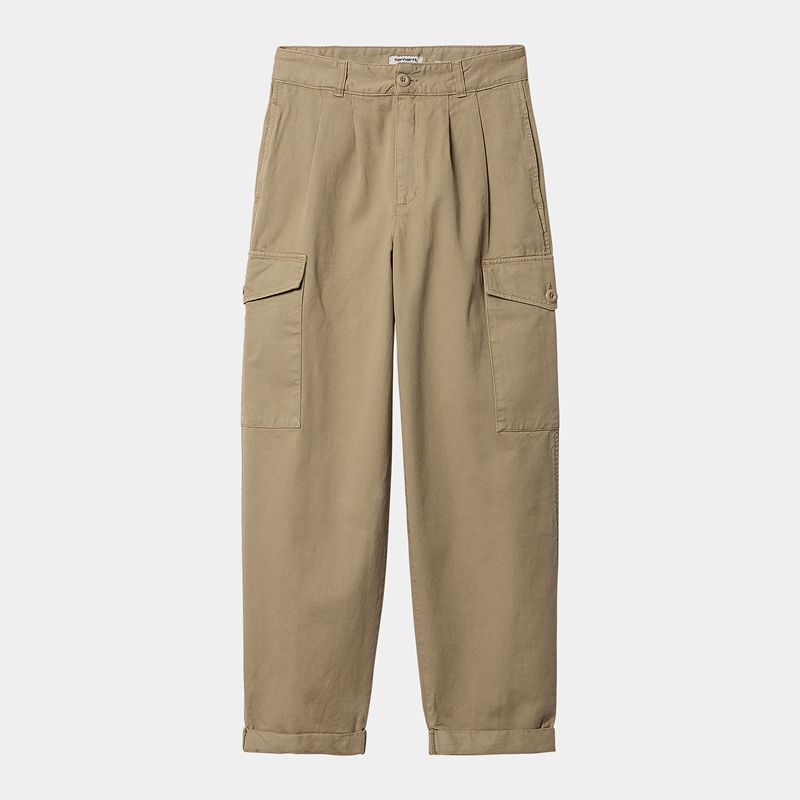 Carhartt Collins Pantolon Kadın Bej Rengi | BCE-958137