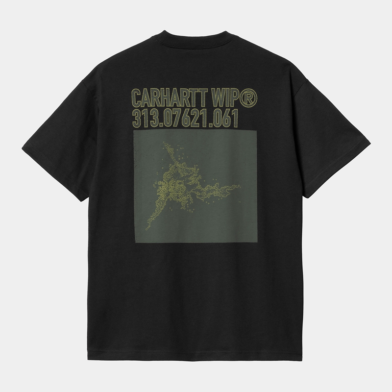 Carhartt Coordinate 02 Tişört Erkek Siyah | JZG-086927