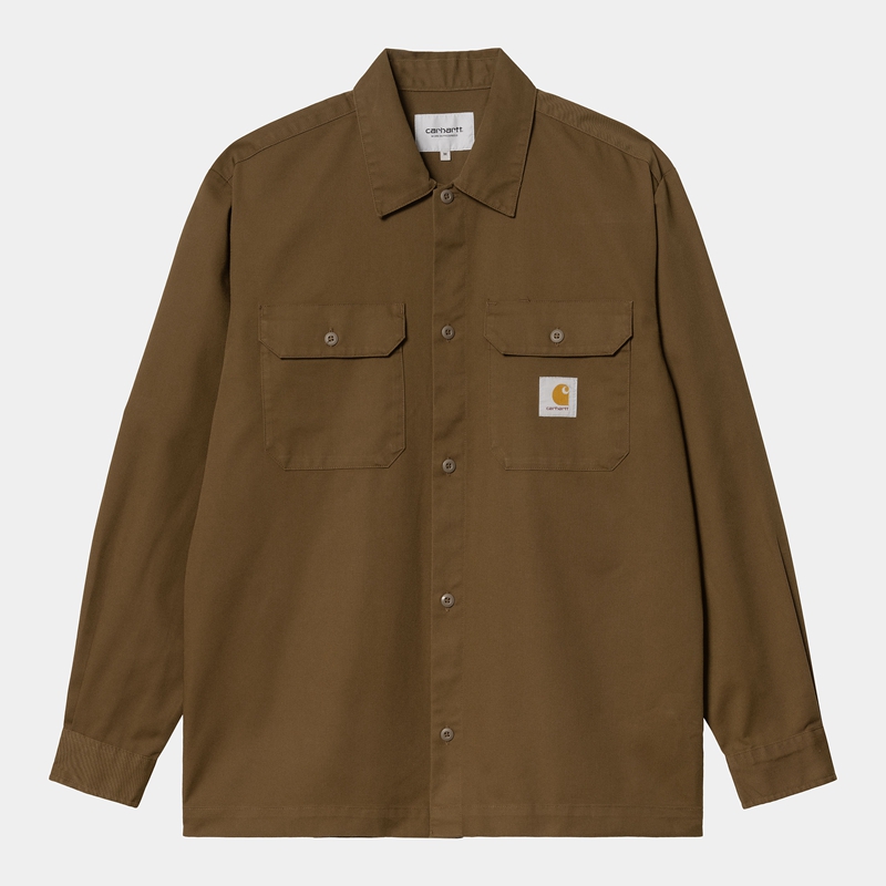 Carhartt Craft Gömlek Erkek Kahverengi | PNU-162079