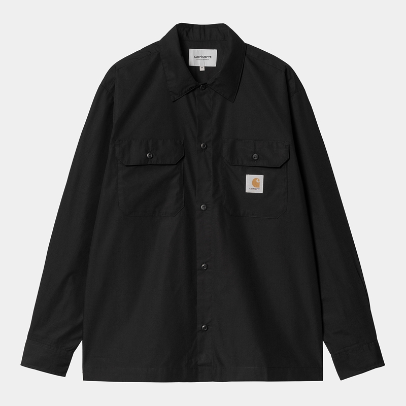 Carhartt Craft Gömlek Erkek Siyah | DWQ-965820