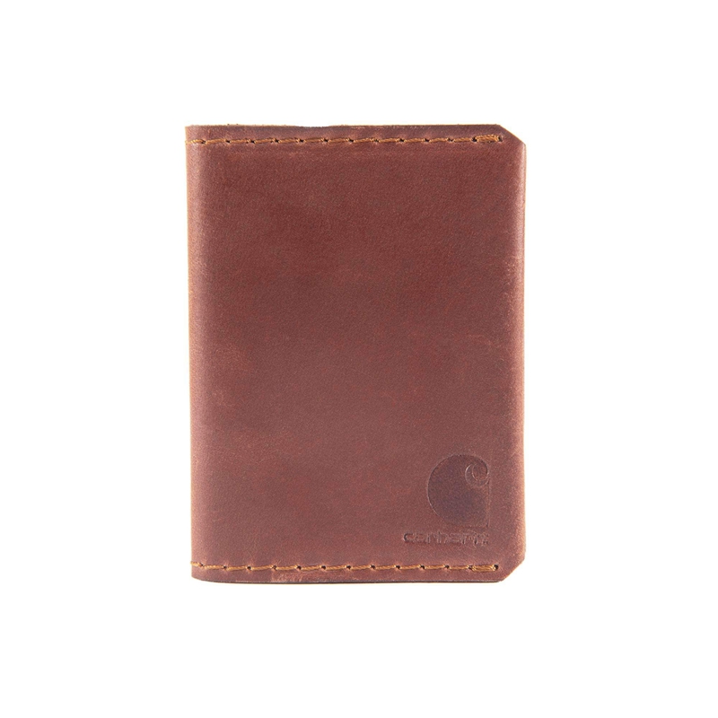 Carhartt Craftsman Leather Bifold Cüzdan Erkek Koyu Kahverengi | PGM-075614