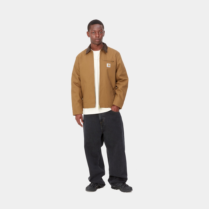 Carhartt Detroit Kışlık Ceketler Erkek Haki | KHN-072541