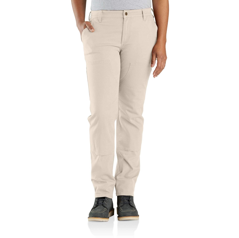 Carhartt Double-Knee Pantolon Kadın Bej Rengi | IFO-046382