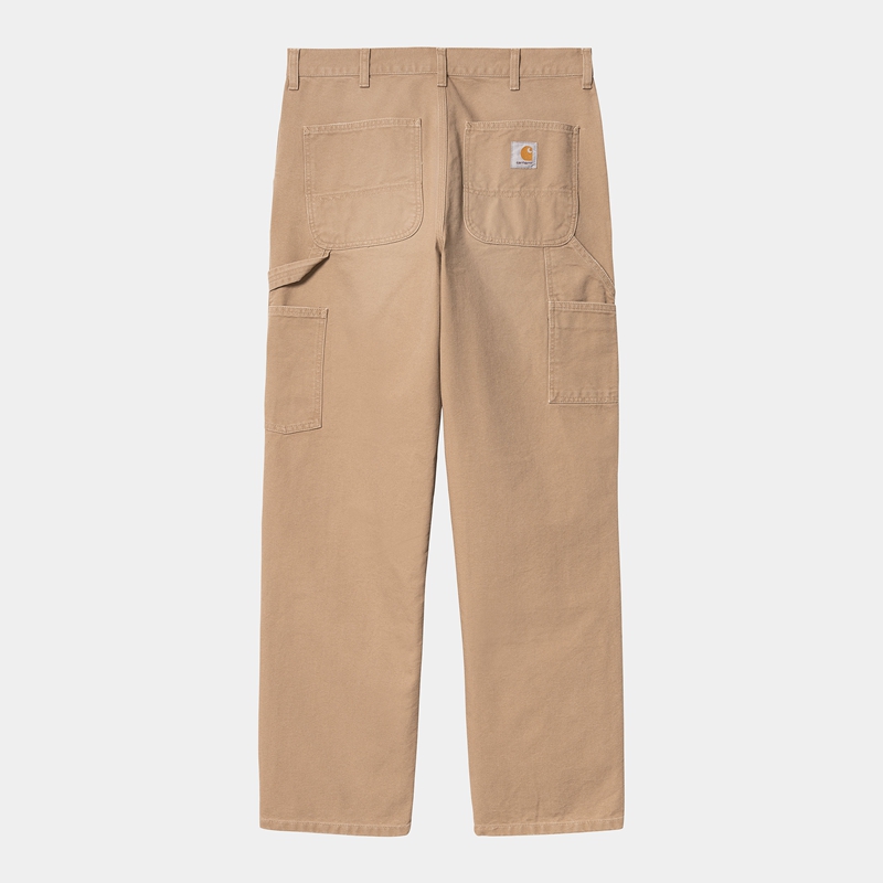 Carhartt Double Knee Pantolon Erkek Bej Rengi | DRP-820653