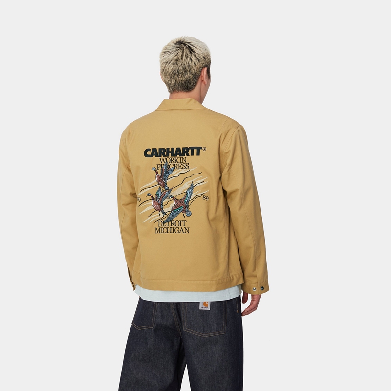 Carhartt Ducks Ceket Erkek Haki | WAN-390471