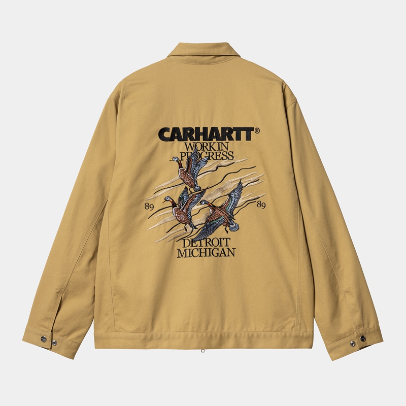 Carhartt Ducks Ceket Erkek Haki | WAN-390471