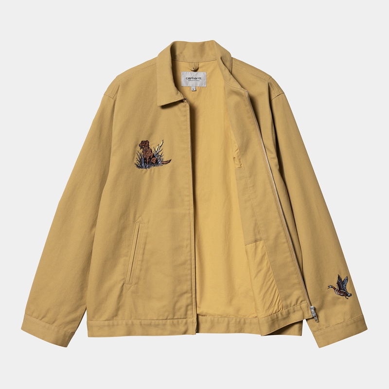 Carhartt Ducks Ceket Erkek Haki | WAN-390471