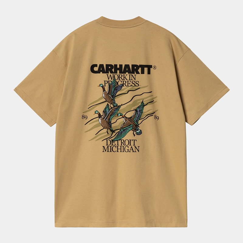 Carhartt Ducks Tişört Erkek Sarı | LPK-049615