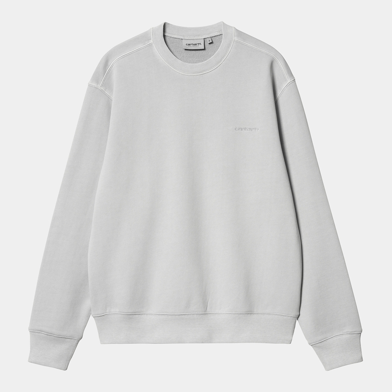 Carhartt Duster Script Sweatshirt Erkek Gri | CJG-207358