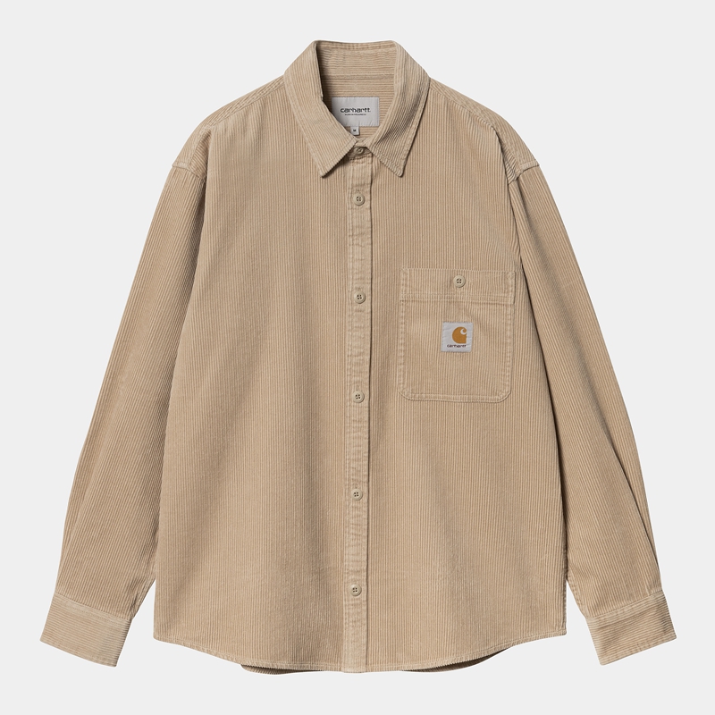 Carhartt Flint Gömlek Erkek Bej Rengi | DQG-370629