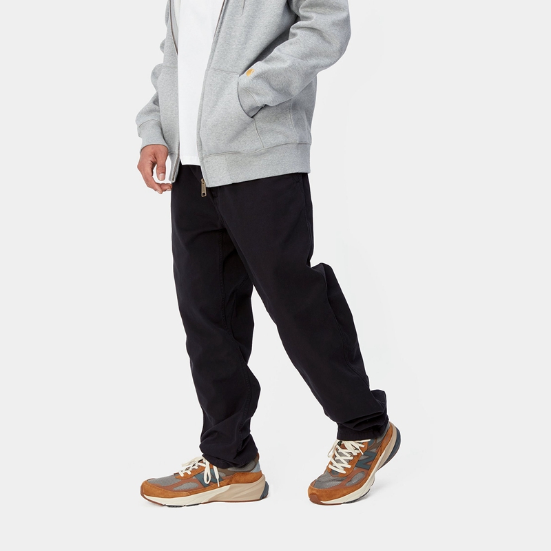 Carhartt Flint Pantolon Erkek Siyah | QSV-873561