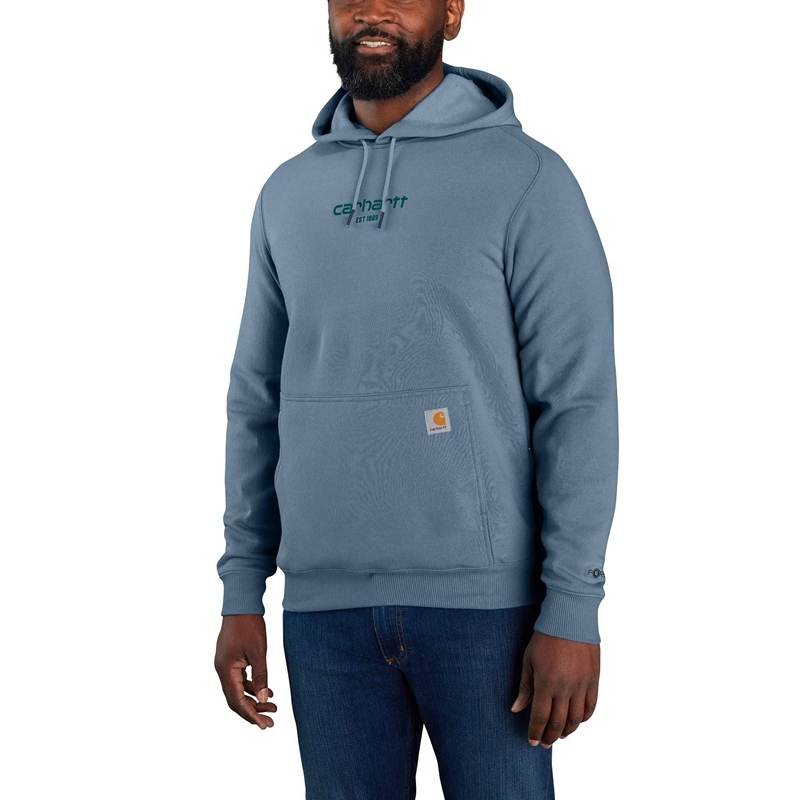 Carhartt Force® Relaxed Fit Lightweight LogoGraphic Sweatshirt Erkek Gri | ZNB-205837