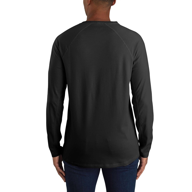 Carhartt Force® Relaxed Fit Long-Sleeve Pocket Tişört Erkek Koyu Gri | TZY-924360