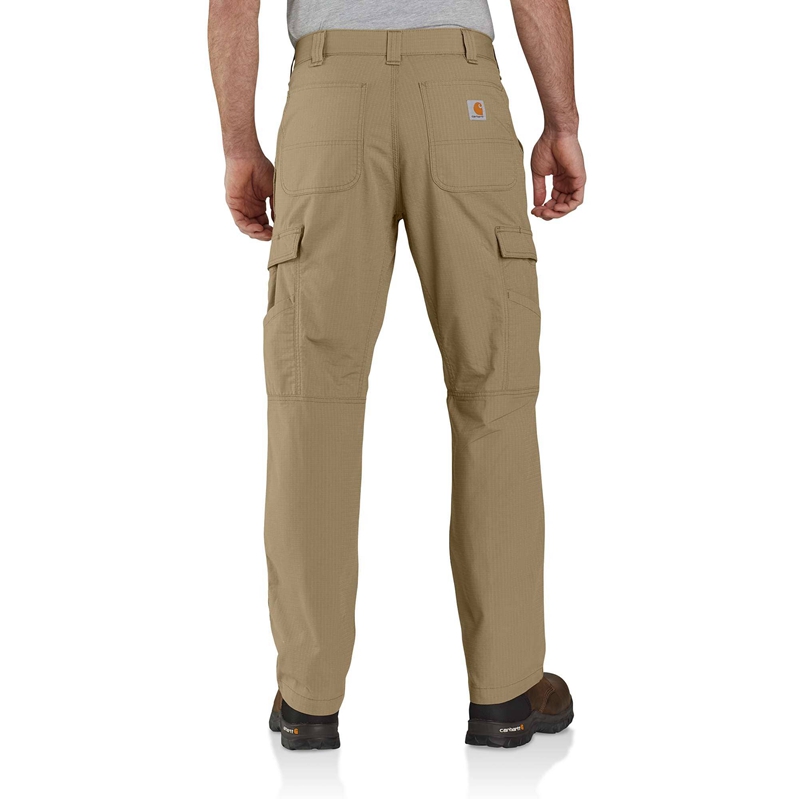 Carhartt Force® Relaxed Fit Ripstop Cargo Iş Pantolonu Erkek Koyu Haki | IBG-184769