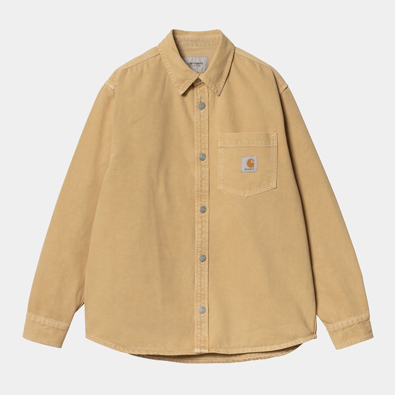 Carhartt George Gömlek Ceket Erkek Haki | HGP-362784