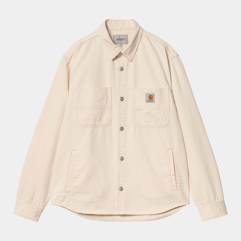 Carhartt Glenn Gömlek Ceket Erkek Krema | VML-608249