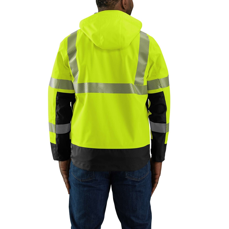 Carhartt High-Visibility Storm Defender® Loose Fit Lightweight Class Ceket Erkek Açık Yeşil | FZP-362417