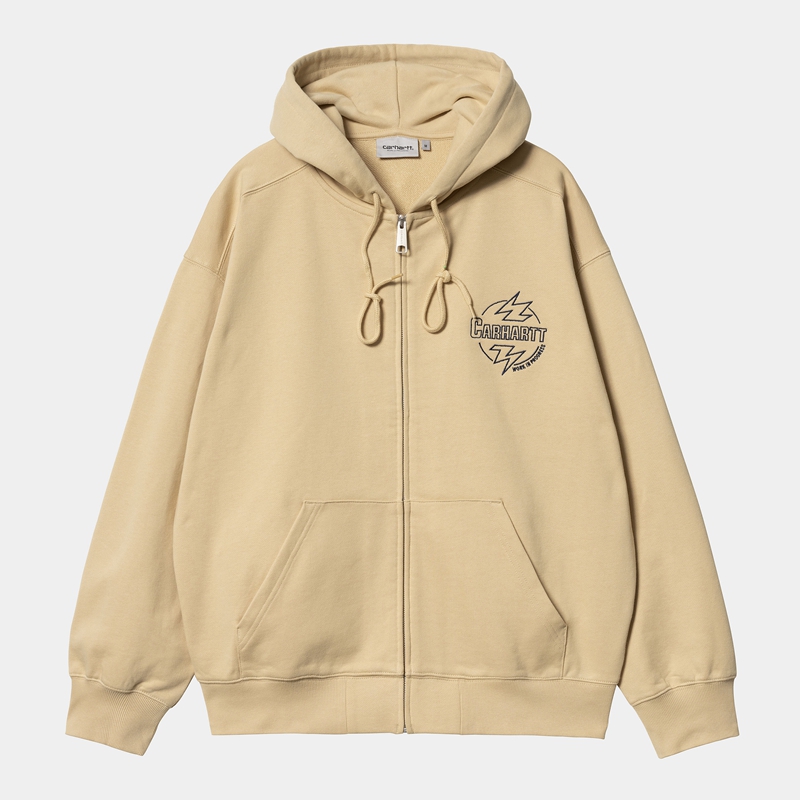 Carhartt Hooded Ablaze Ceket Erkek Haki | CJG-194273