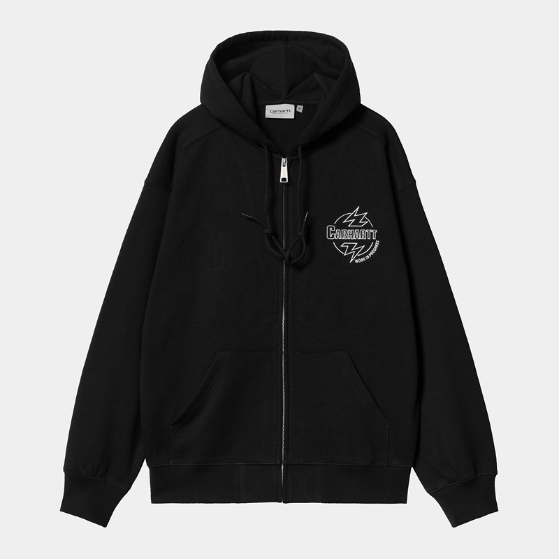 Carhartt Hooded Ablaze Ceket Erkek Siyah | PDL-480271