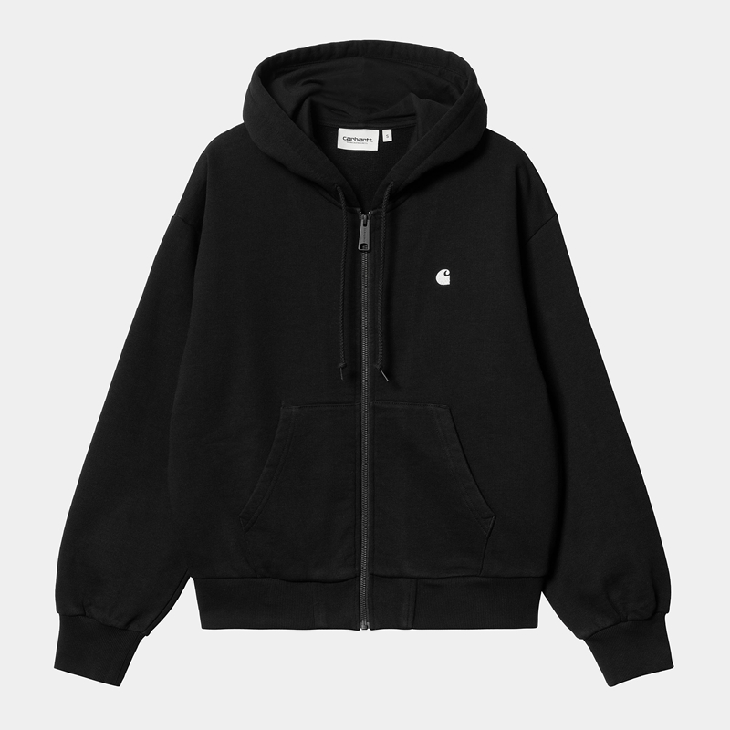 Carhartt Hooded Casey Ceket Kadın Siyah | BOE-235689