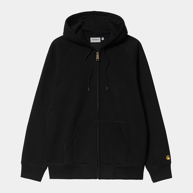 Carhartt Hooded Chase Ceket Erkek Siyah | TKS-547032