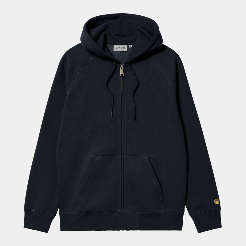 Carhartt Hooded Chase Ceket Erkek Siyah | ZTV-312876