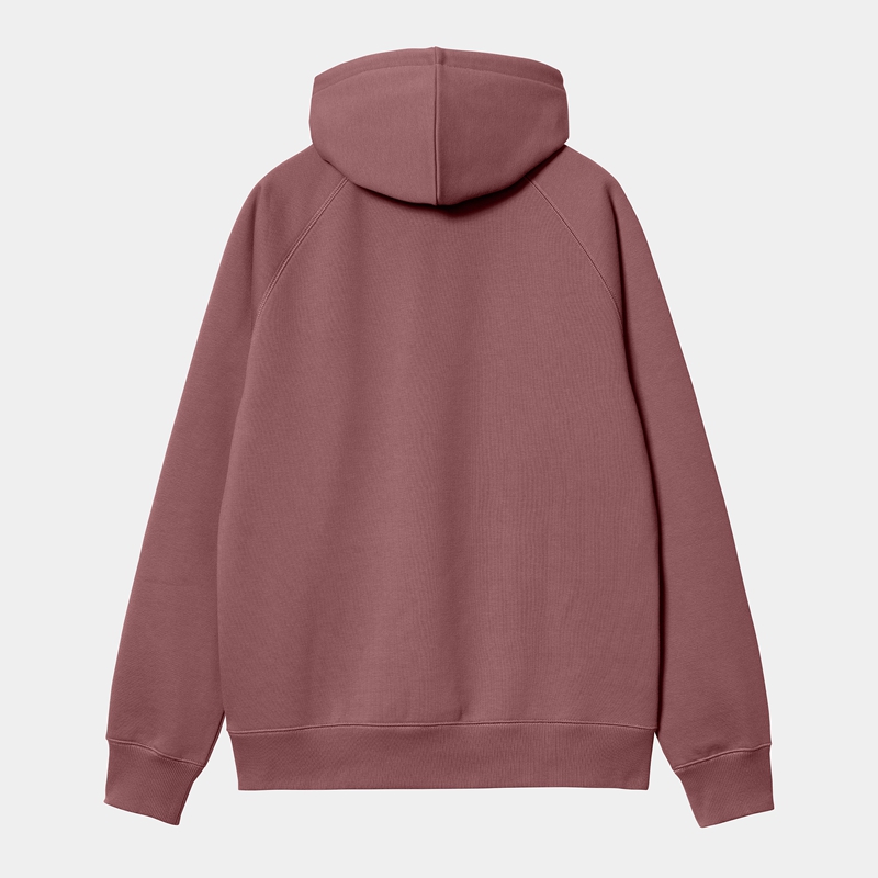 Carhartt Hooded Chase Kapşonlu Erkek Bordo | NRM-875192