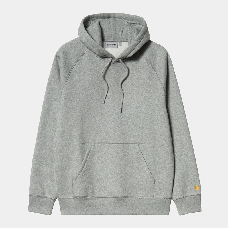 Carhartt Hooded Chase Kapşonlu Erkek Gri | BPT-639750