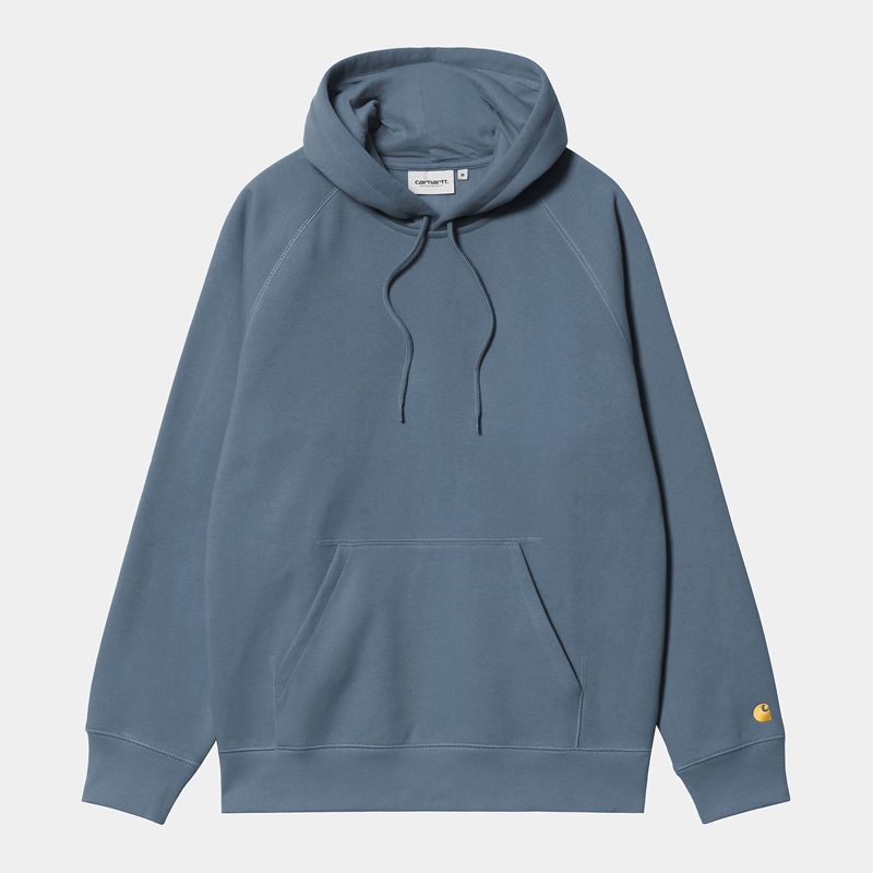 Carhartt Hooded Chase Kapşonlu Erkek Mavi | ALM-360841