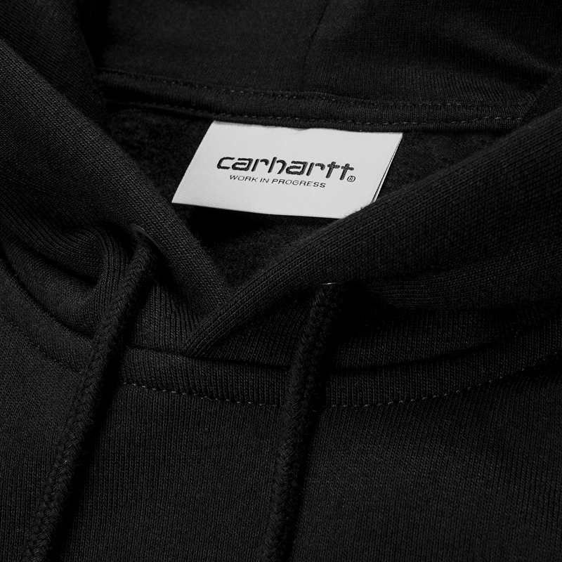 Carhartt Hooded Chase Kapşonlu Erkek Siyah | MNF-329670