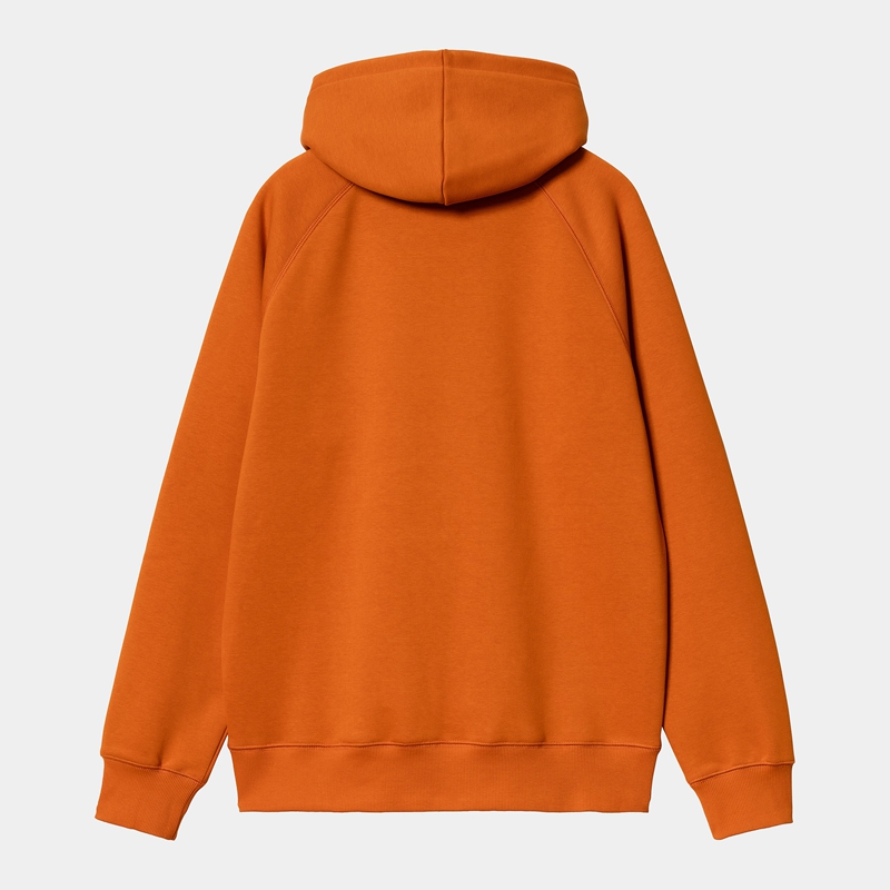 Carhartt Hooded Chase Kapşonlu Erkek Turuncu | QMZ-256430