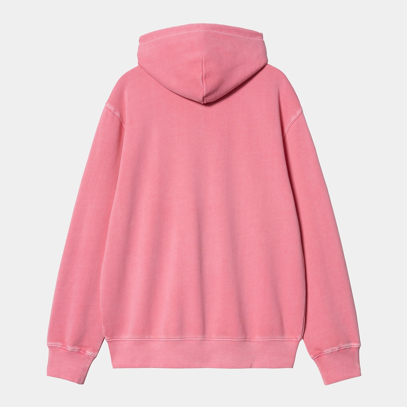 Carhartt Hooded Duster Script Ceket Erkek Pembe | LHS-249638