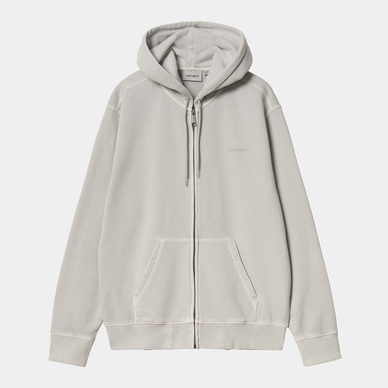 Carhartt Hooded Duster Script Ceket Erkek Gri | YHP-487396