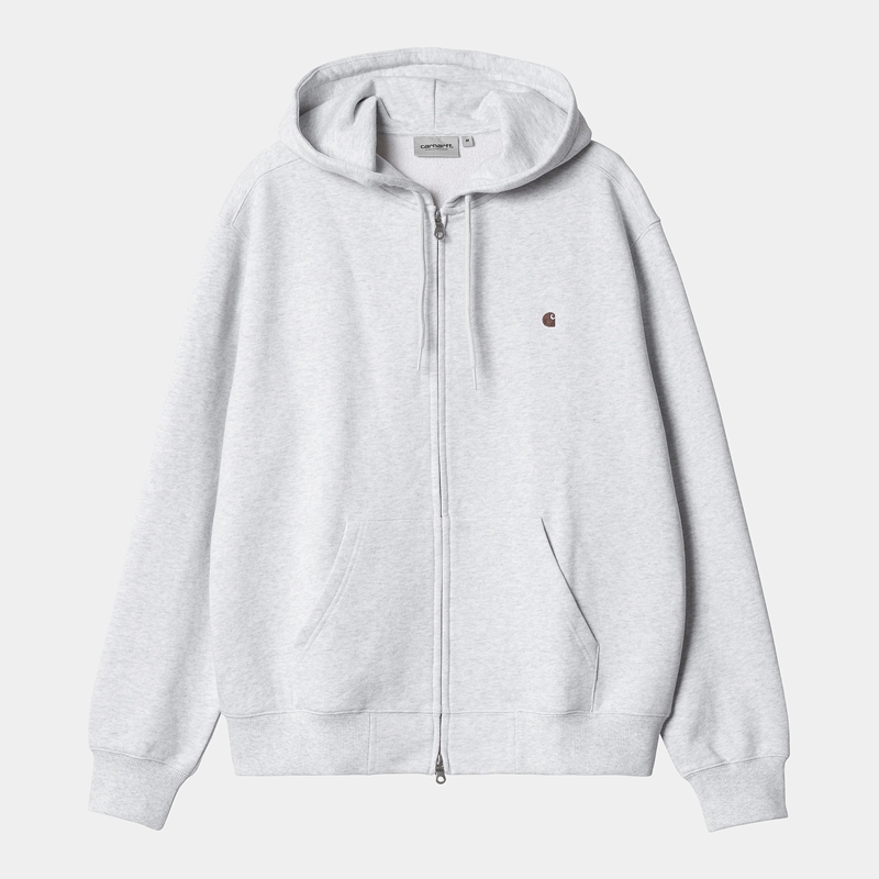 Carhartt Hooded Madison Ceket Erkek Gri | LJM-745312