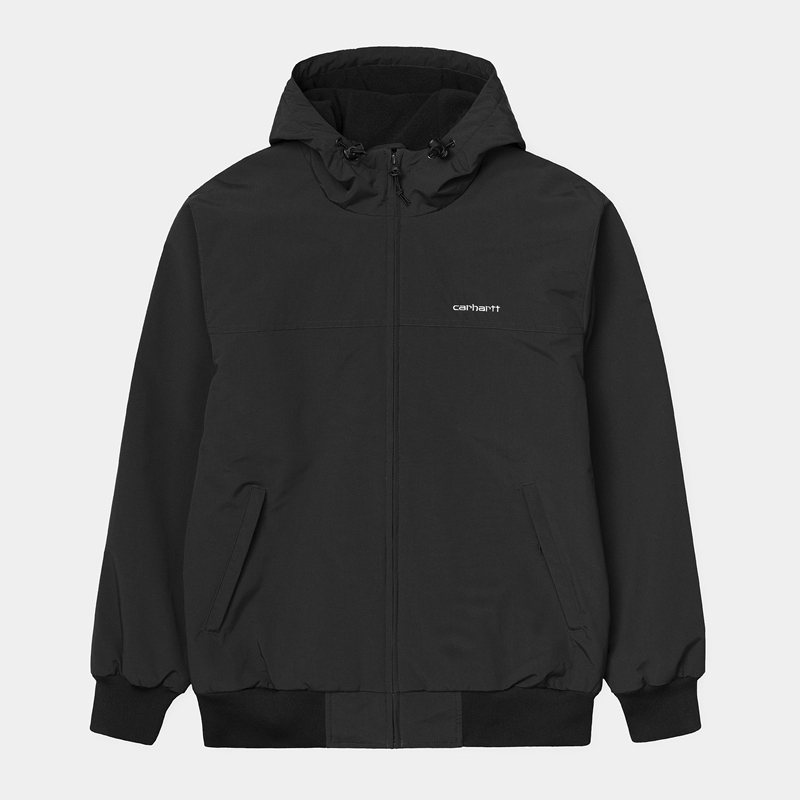 Carhartt Hooded Sail Ceket Erkek Siyah | JAU-458039