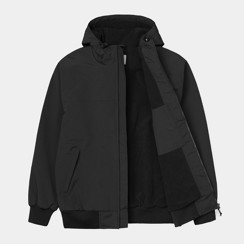 Carhartt Hooded Sail Ceket Erkek Siyah | JAU-458039