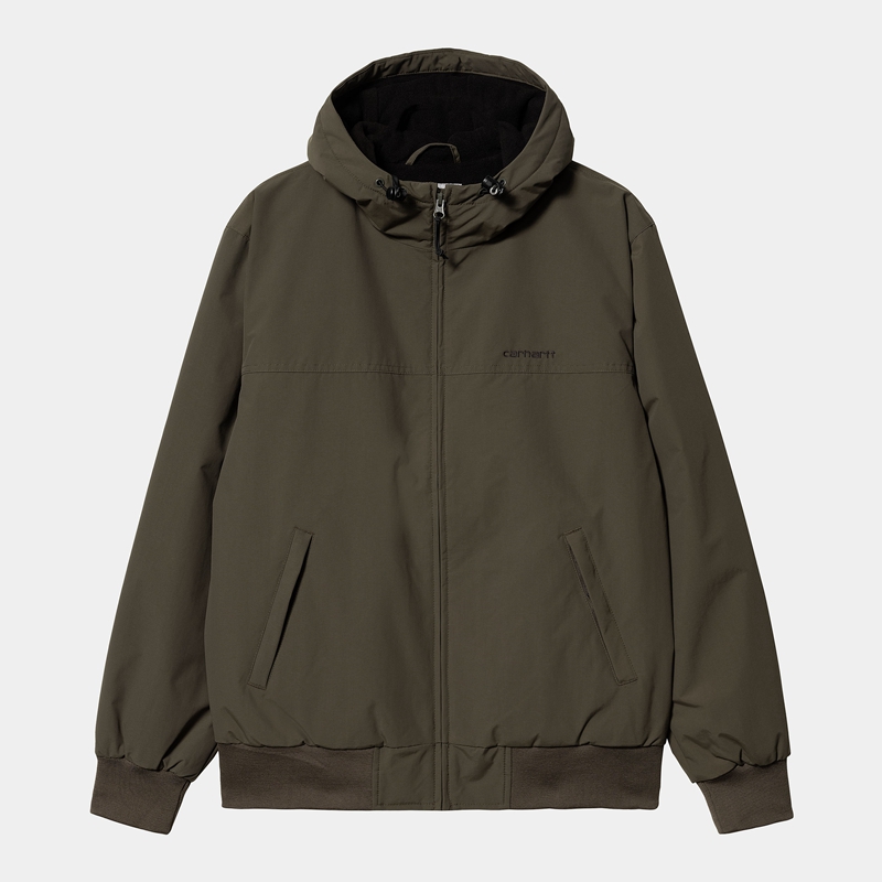 Carhartt Hooded Sail Ceket Erkek Zeytin Yeşili | IEC-376509