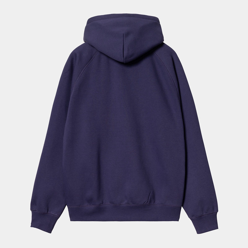 Carhartt Hooded Yute Sweatshirt Erkek Mavi | IBN-519038