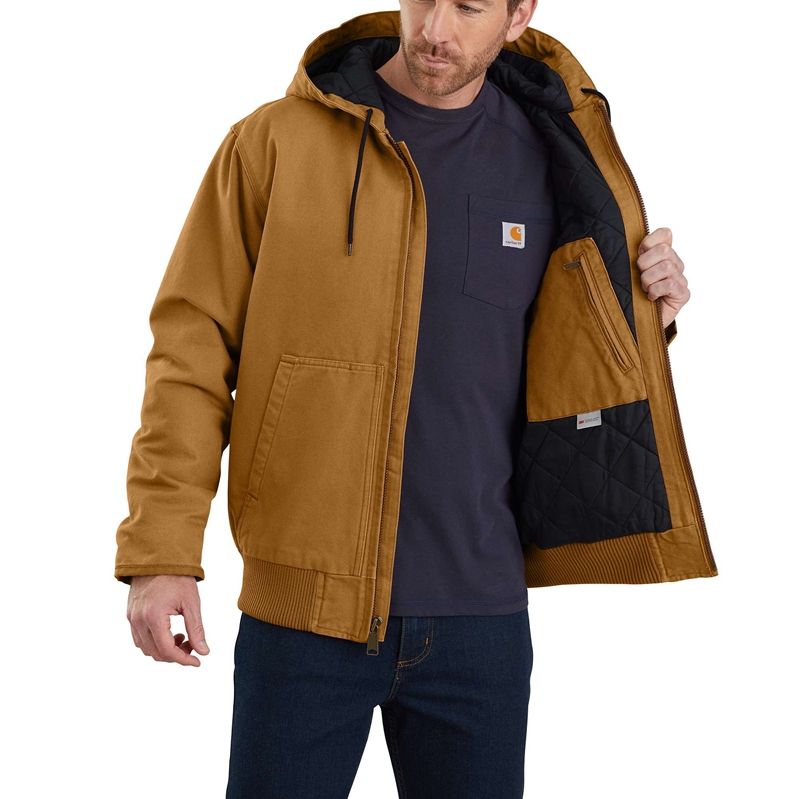 Carhartt Insulated Active Jac Ceket Erkek Kahverengi | XBM-065271