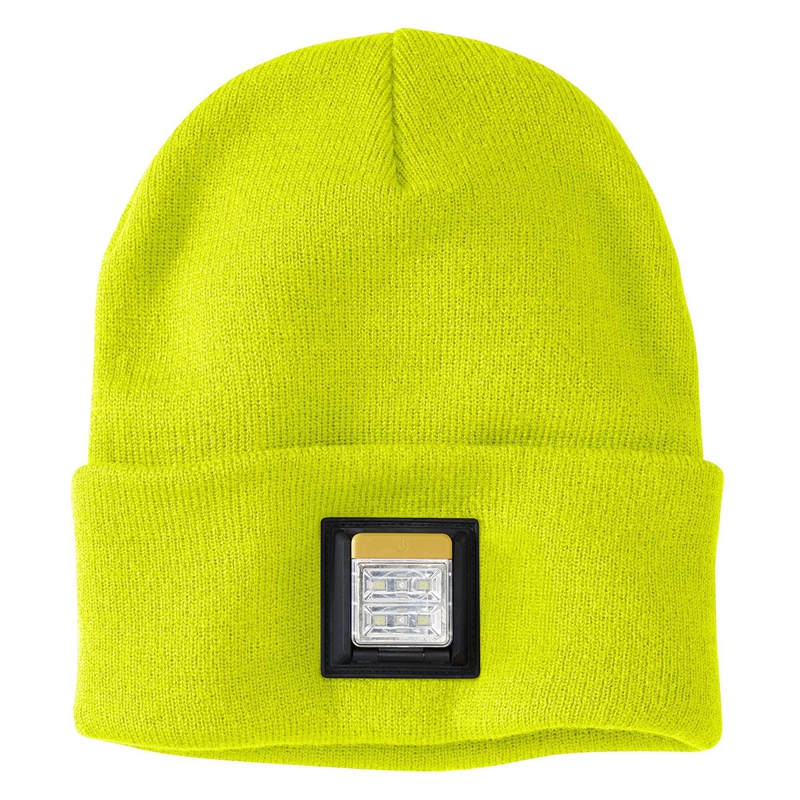 Carhartt Knit Cuff LED Light Beanie Şapkalar Erkek Açık Yeşil | EBL-261835