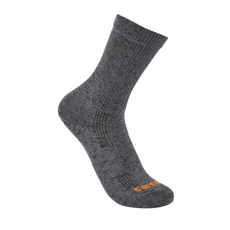 Carhartt Lightweight Durable Nylon-Synthetic BlendShort Crew Socks Kadın Koyu Gri | TPK-583920