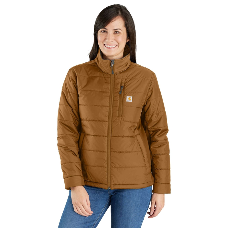 Carhartt Lightweight Puffer Ceket Kadın Kahverengi | QZW-536019