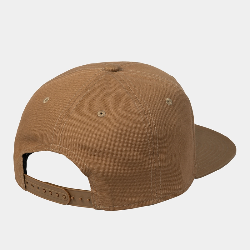 Carhartt Logo Şapkalar Erkek Kahverengi | QCY-285301