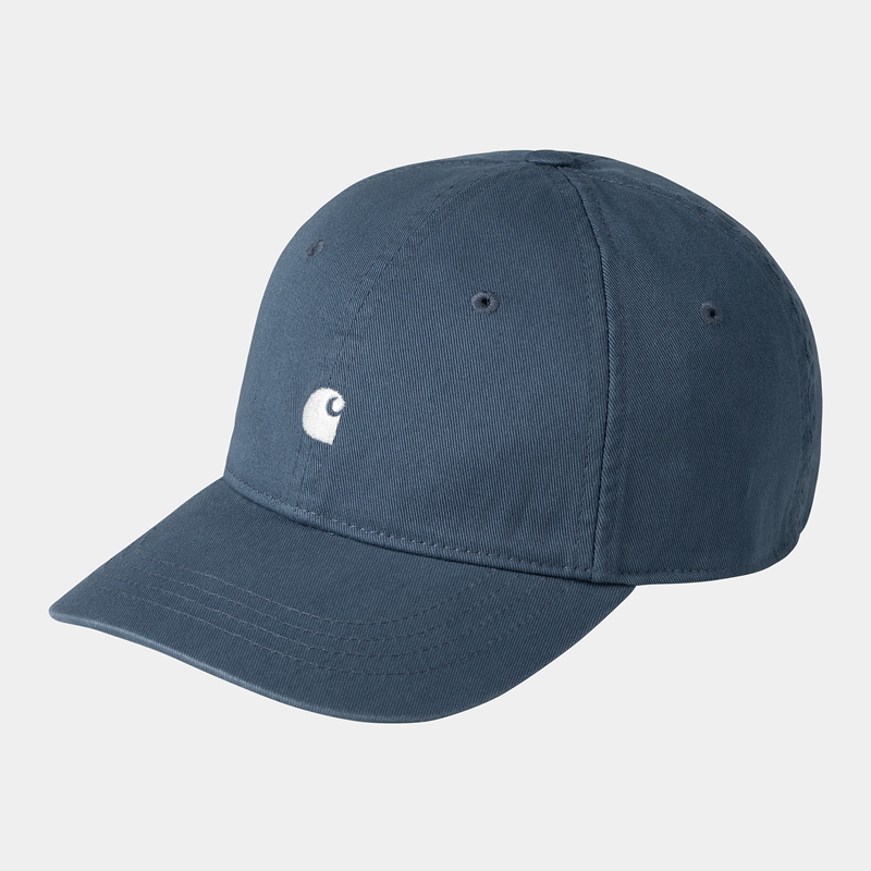 Carhartt Madison Logo Şapkalar Erkek Mavi | GTM-610347