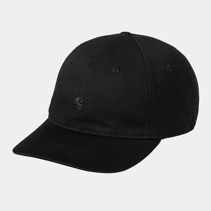 Carhartt Madison Logo Şapkalar Erkek Siyah | DPT-829530