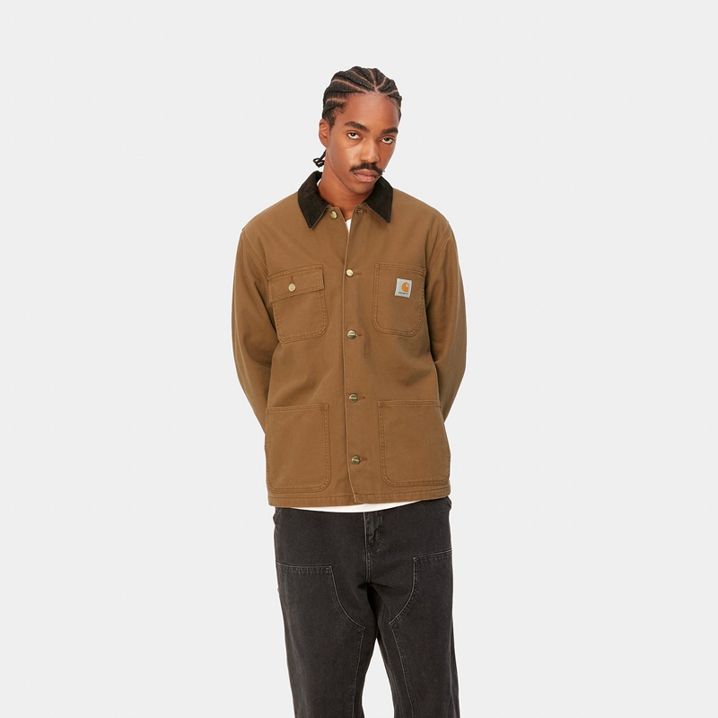 Carhartt Michigan Kaban Erkek Haki | DOX-691875