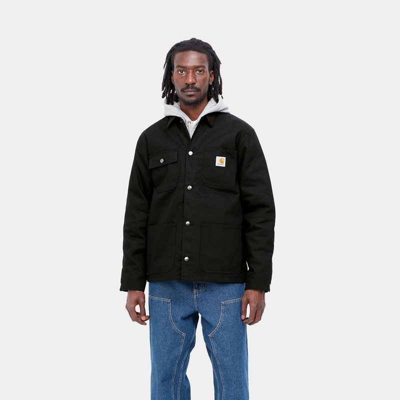 Carhartt Michigan Kışlık Ceketler Erkek Siyah | VAB-374560